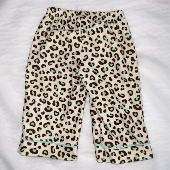 Girl’s Carter’s Animal Print PJ Bottoms Size 12 Months - Picture 2 of 2